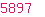 5897