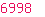 6998