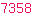 7358