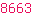 8663