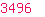 3496