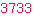 3733