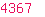 4367