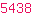 5438