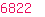6822