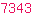 7343