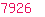 7926