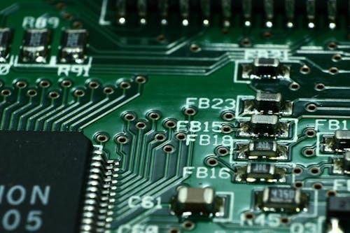 Free Green Computer Circuit Board Stock Photo